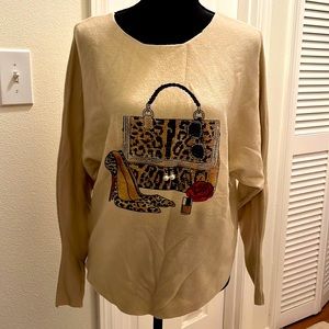 Vinizbena Italian designed glam sweater